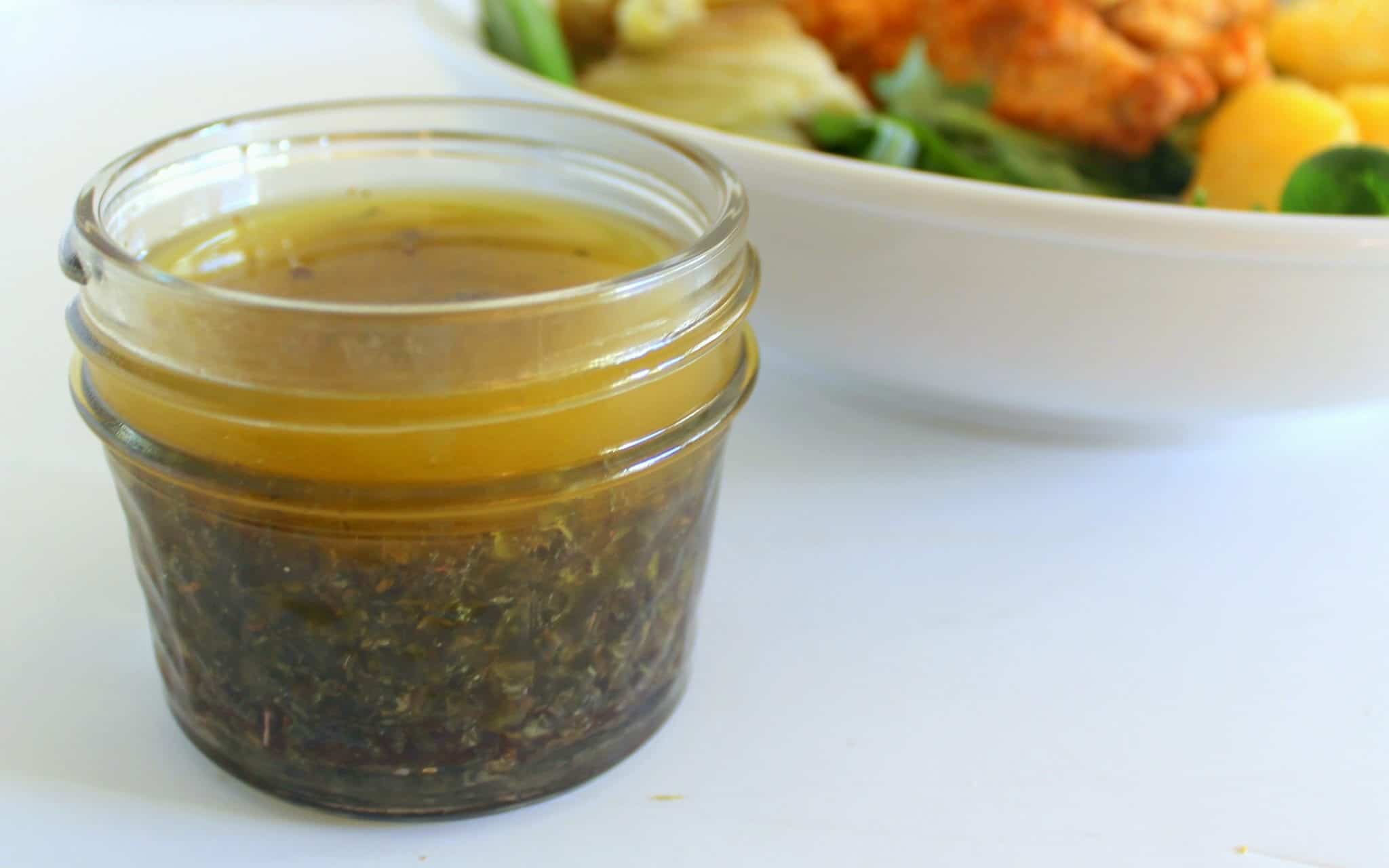 Herby Italian Salad Dressing from Treble in the Kitchen