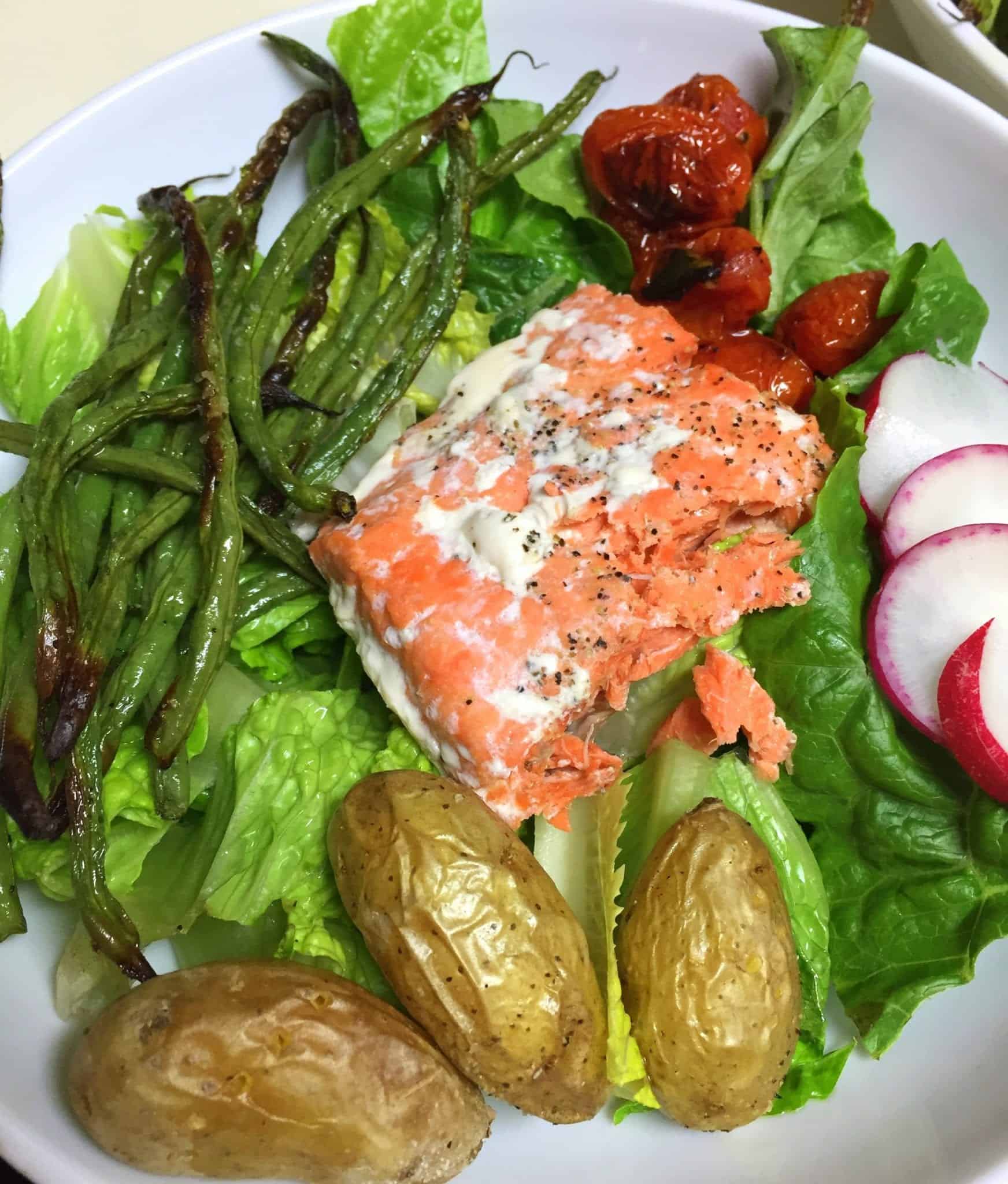 Salmon Nicoisse Salad