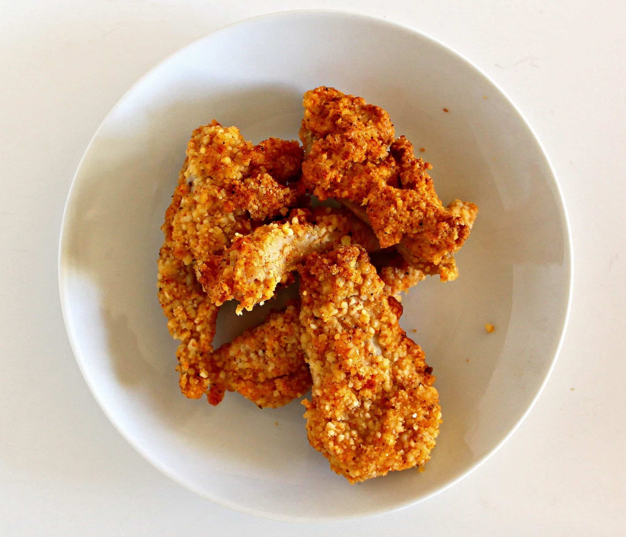 Baked Almond Chicken Tenders from Treble in the Kitchen paleo-friendly, gluten free, grain free, whole 30 compliant