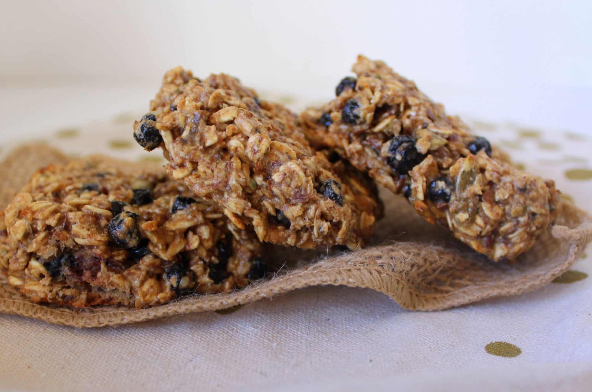 One Bowl Blueberry Lemon Breakfast Cookies