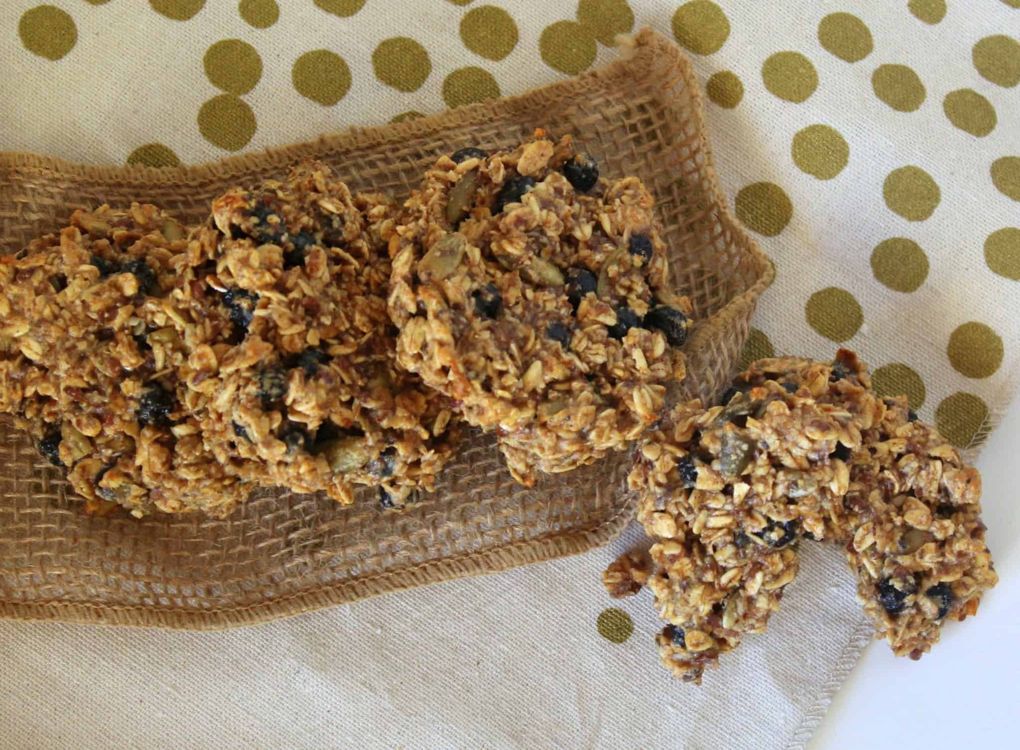 One Bowl Blueberry Lemon Breakfast Cookies