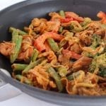 Sweet Potato Noodle Peanut Stir Fry | Treble in the Kitchen