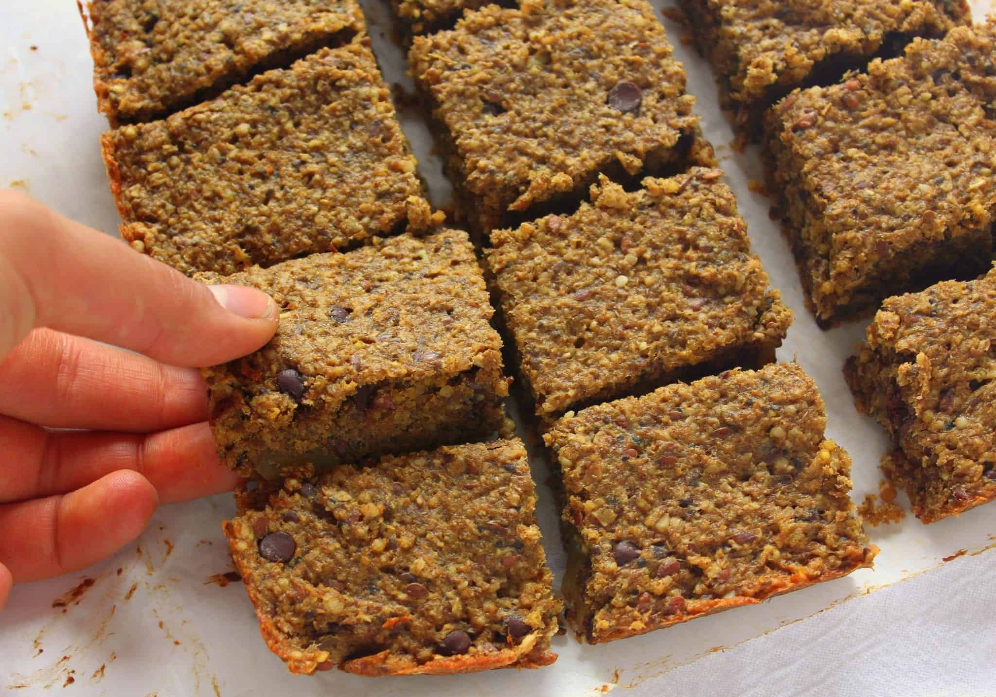 Millet Banana Breakfast Bars | Treble in the Kitchen