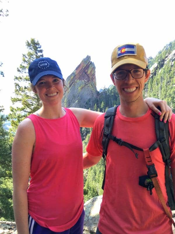 Maureen and Brian Flatirons Hike