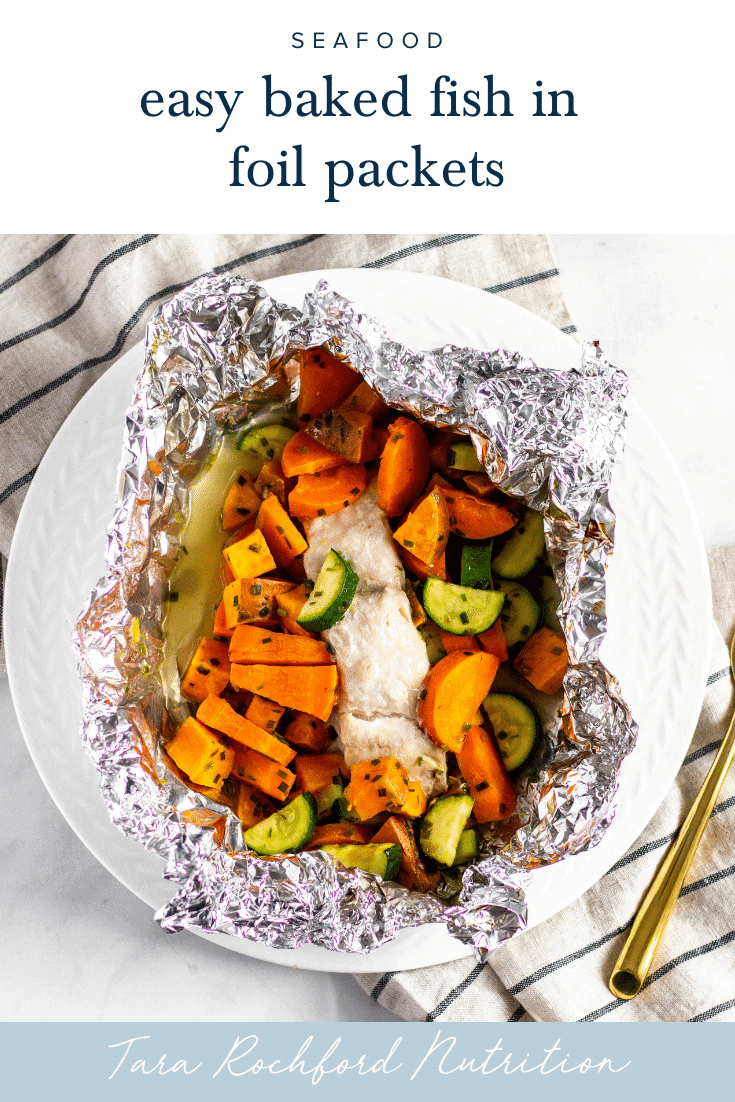 Easy Baked Fish in Foil Packets | Tara Rochford Nutrition #lowfodmap #foilpack #tararochfordnutrition