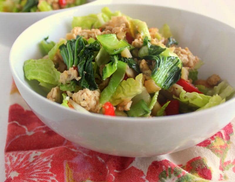 Asian Lettuce Wrap Salad