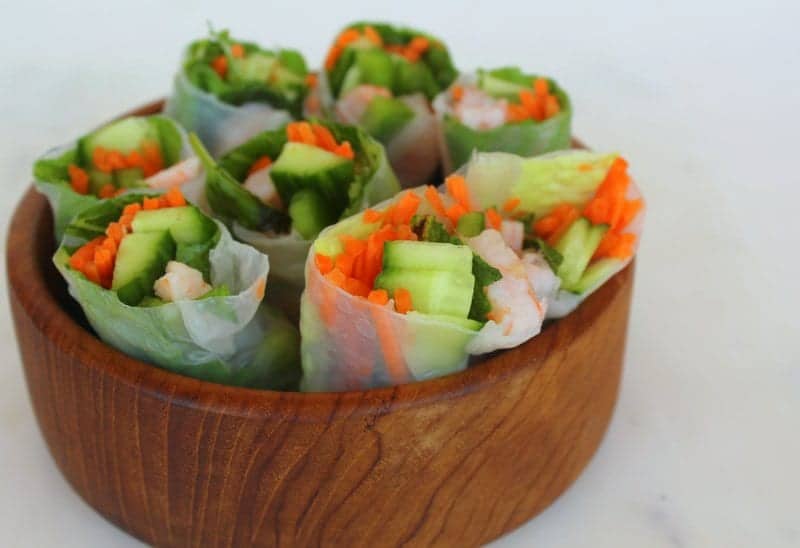 Herbed Summer Rolls from Treble in the Kitchen