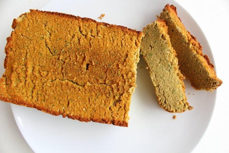 Lemon Zucchini Bread made with Coconut Flour Paleo, Gluten Free, Grain Free