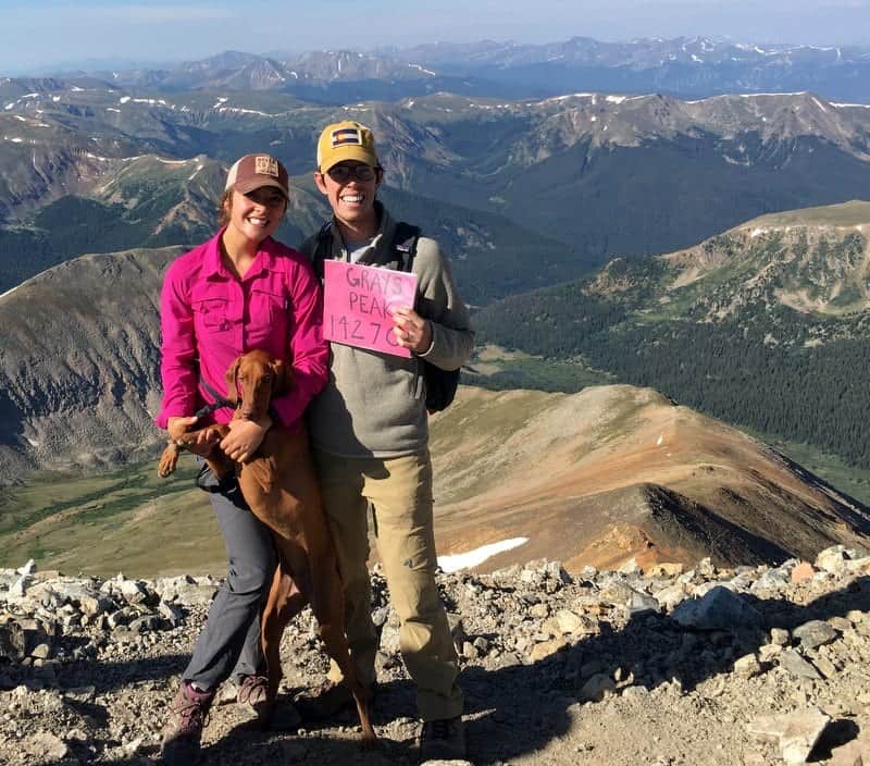 Hiking Grays and Torreys with Brian and Bernie