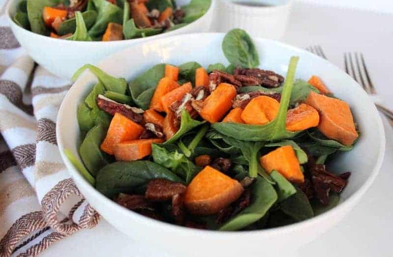 Simple Fall Salad from Treble in the Kitchen