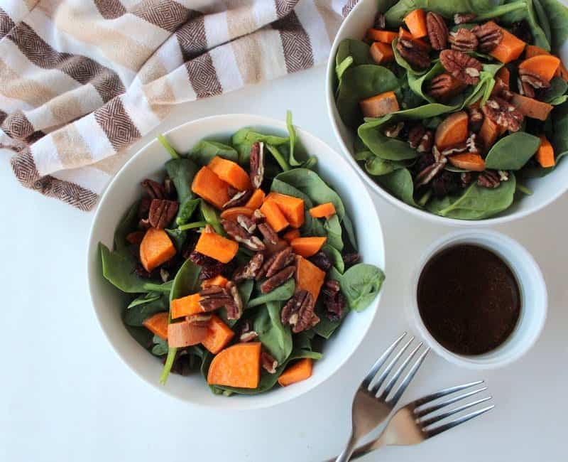 Simple Fall Salad from Treble in the Kitchen