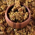 Turmeric Ginger Granola from Treble in the Kitchen low FODMAP, paleo, gluten free