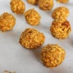 Pumpkin Pecan Snack Bites from Treble in the Kitchen low FODMAP, gluten free, dairy free, vegan