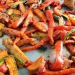 Sheet Pan Fajitas low FODMAP, gluten free, grain free, paleo, whole 30