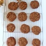 Walnut Ginger Cookies low FODMAP, gluten free, grain free, paleo