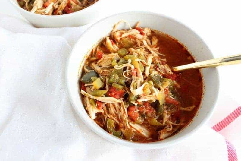 Slow Cooker Green Chili low FODMAP, gluten free, grain free, dairy free, whole 30, paleo