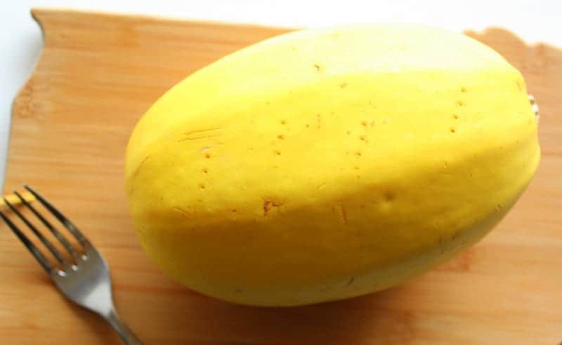 How to Cut and Roast Spaghetti Squash