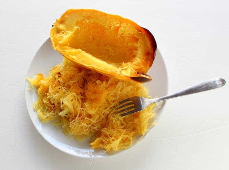 How to Cut and Roast Spaghetti Squash