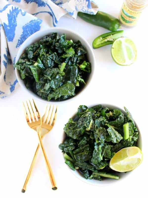 Kale Salad - vegan, low FODMAP, paleo, dairy free, gluten free