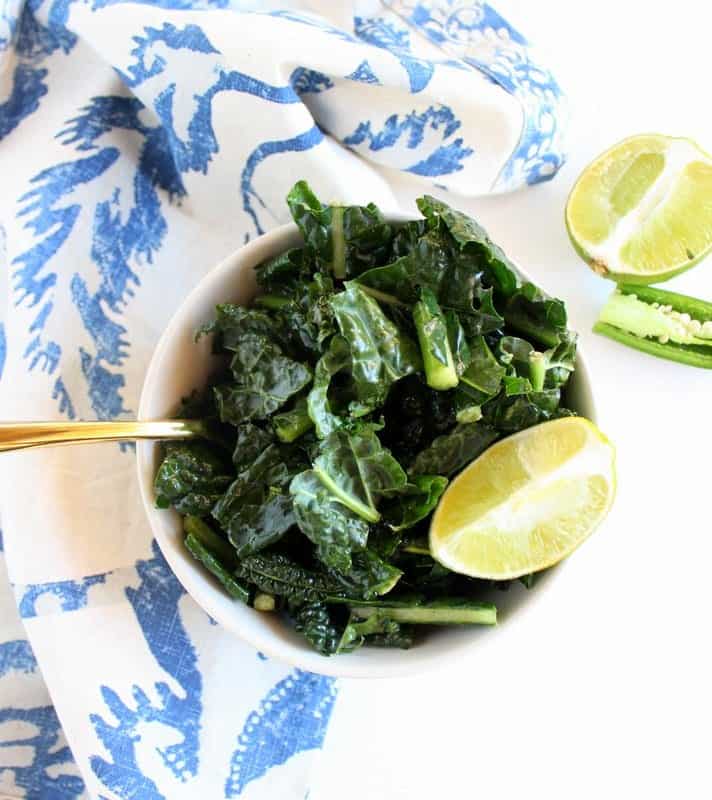 Kale Salad - vegan, low FODMAP, paleo, dairy free, gluten free