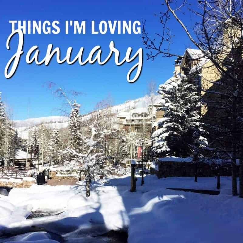 Things I'm Loving January