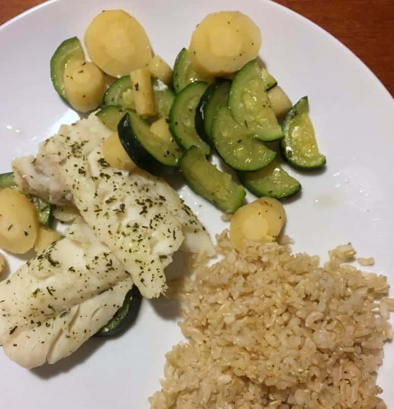 Cod dinner