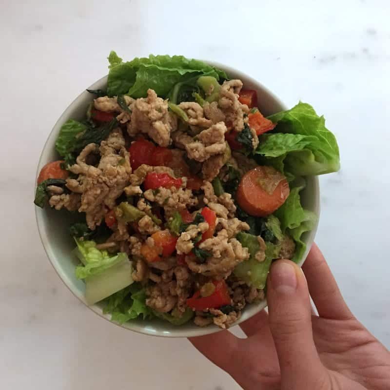 Kate Scarlata Asian Chicken Lettuce Wraps