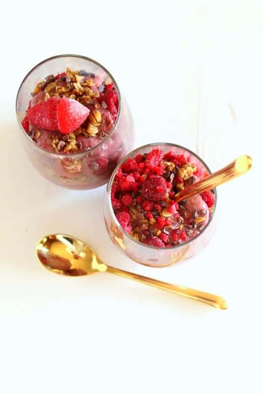 Chia Pudding Parfait - low FODMAP, vegan, paleo, gluten free, dairy free