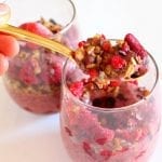 Chia Pudding Parfait - low FODMAP, vegan, paleo, gluten free, dairy free