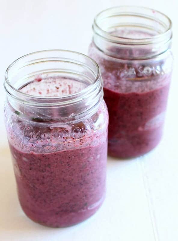 Wild Blueberry Crumble Smoothie