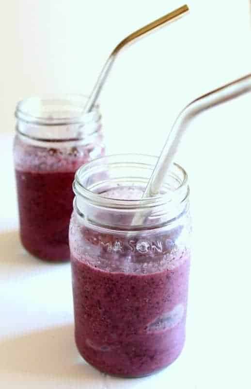 Wild Blueberry Crumble Smoothie