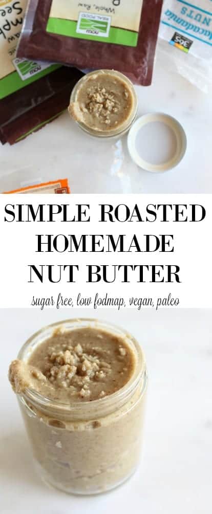 Simple Roasted Nut Butter 