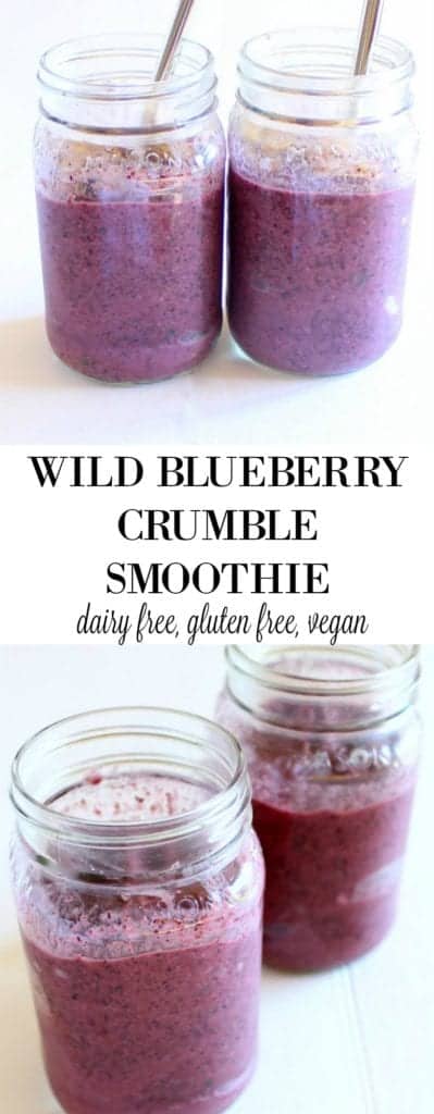 Wild Blueberry Crumble Smoothie