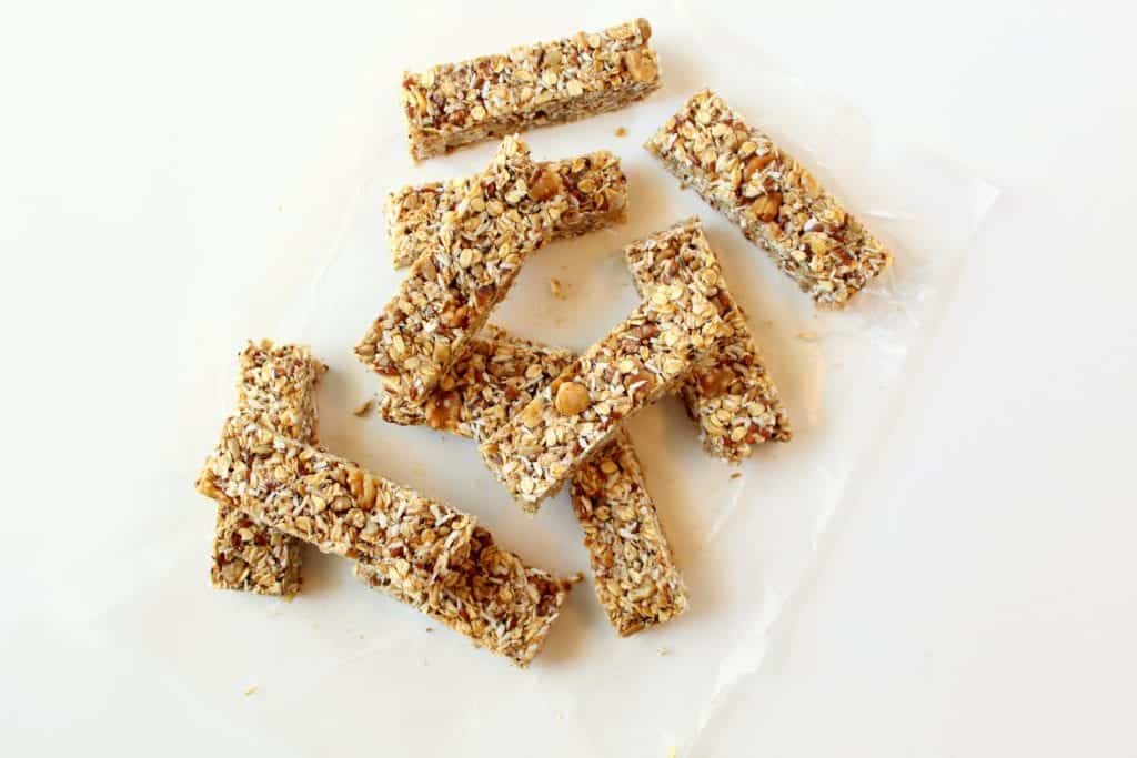 Homemade No Bake Granola Bars low FODMAP, Gluten Free, Dairy Free, Vegan