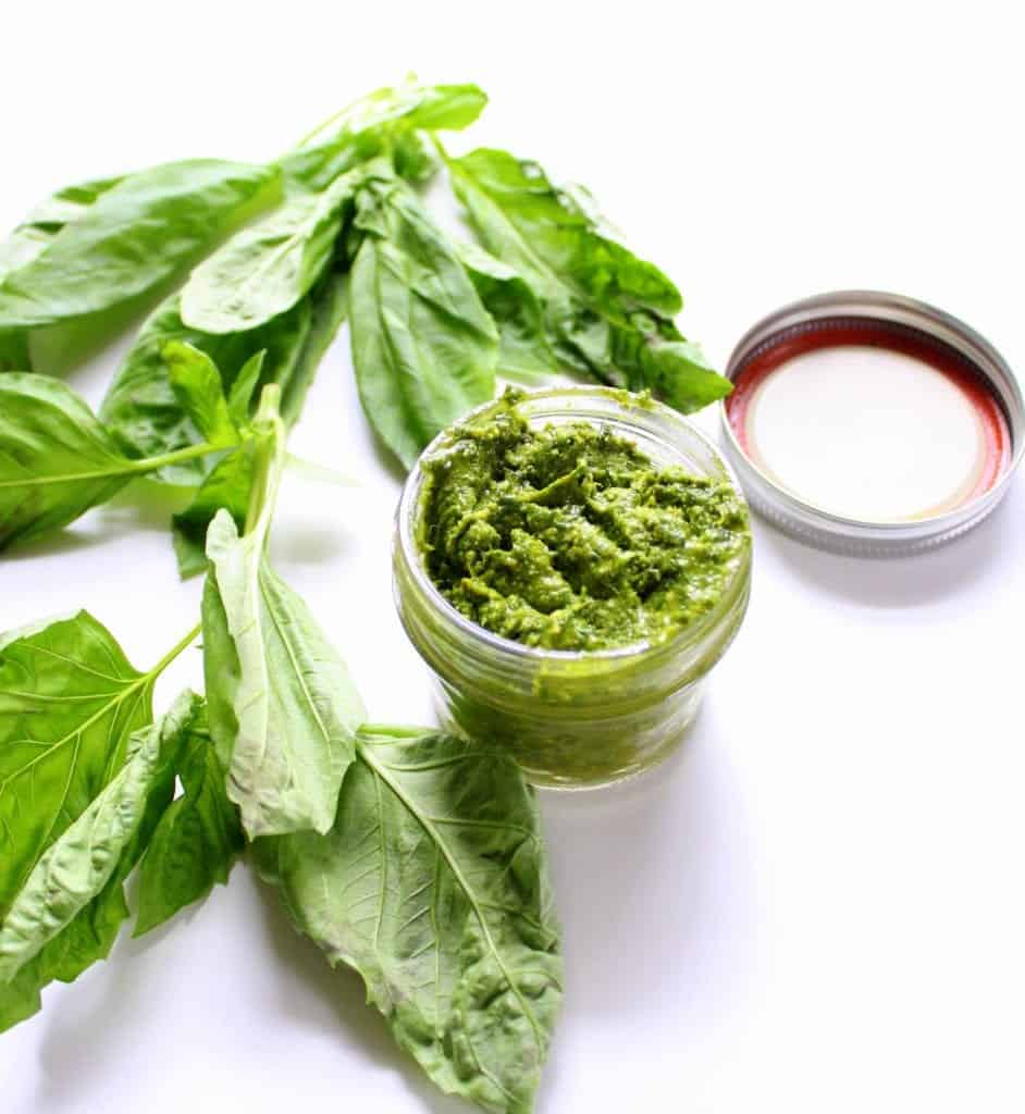 Avocado Oil Pesto - low FODMAP, gluten free, grain free, dairy free