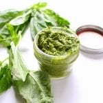 Avocado Oil Pesto - low FODMAP, gluten free, grain free, dairy free