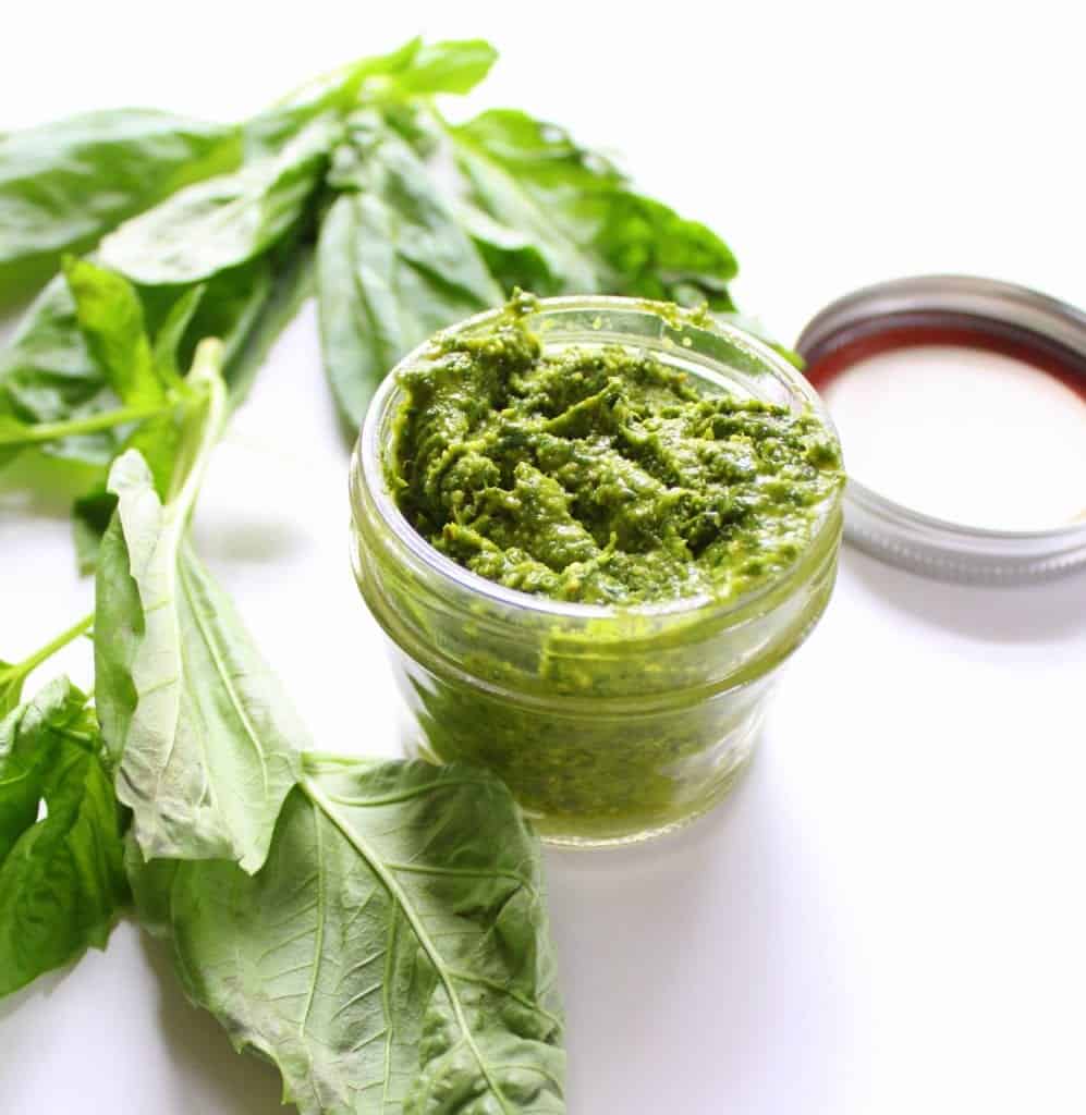 Avocado Oil Pesto - low FODMAP, gluten free, grain free, dairy free