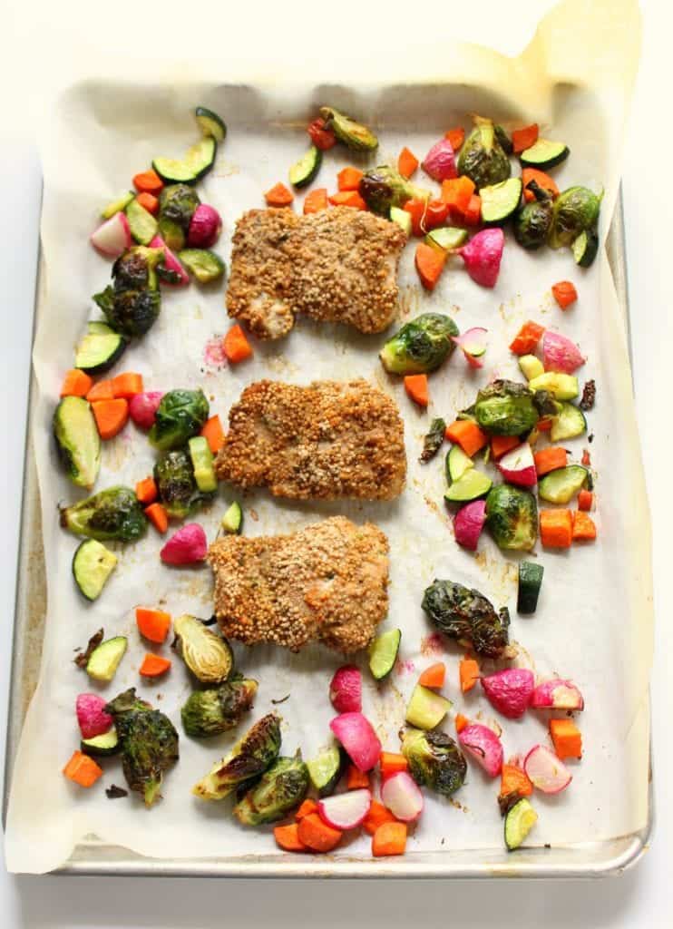 Quinoa Crusted Chicken - low FODMAP, gluten free, dairy free