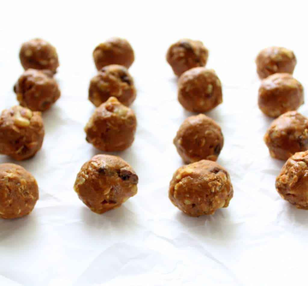 Oatmeal Raisin Energy Bites - Gluten Free, low FODMAP, dairy free