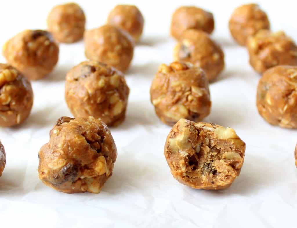 Oatmeal Raisin Energy Bites - Gluten Free, low FODMAP, dairy free