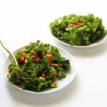 Asian Kale Salad - low FODMAP, gluten free, grain free, dairy free, vegan