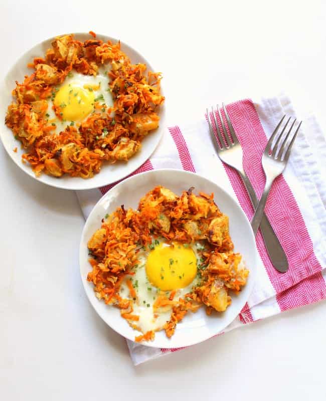 Baked Root Vegetable Hash - low FODMAP, gluten free, grain free, dairy free