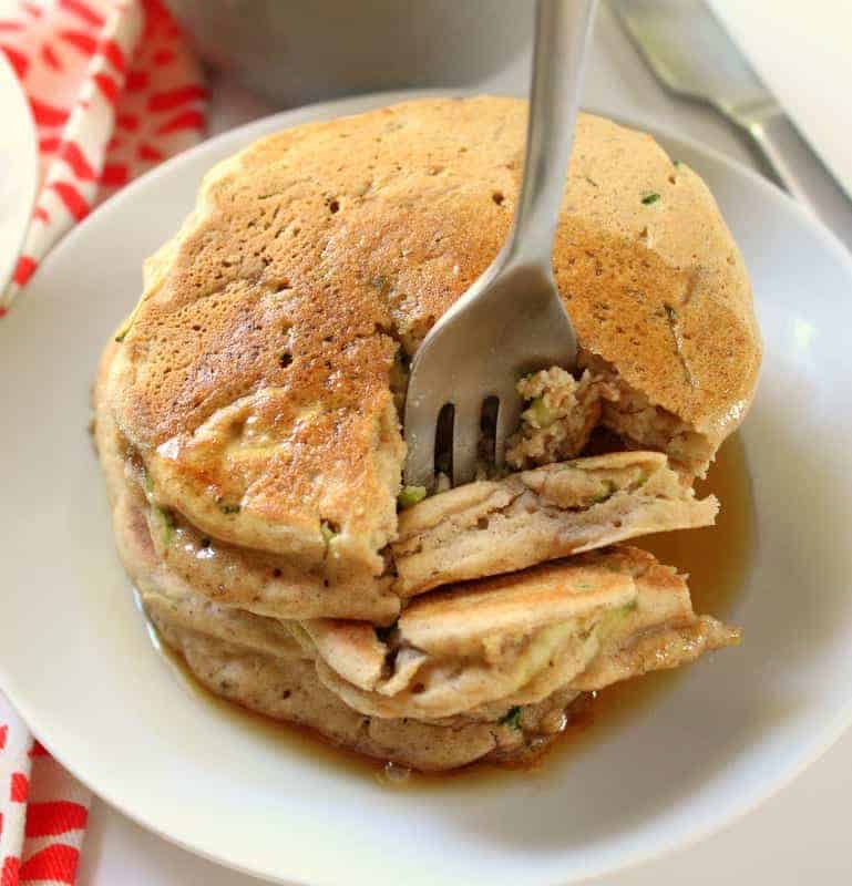 Zucchini Pancakes - low FODMAP, gluten free, dairy free