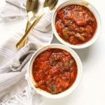 Slow Cooker Ratatouille - low FODMAP, gluten free, grain free, dairy free, vegan, whole 30