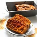 Fall Spice Pumpkin Bread - gluten free, lactose free, low FODMAP