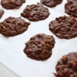 No Bake Cookies - low FODMAP, gluten free