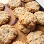 Butter Coconut Oat Cookies - low FODMAP, gluten free