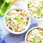 low FODMAP Macaroni Salad gluten free, healthy