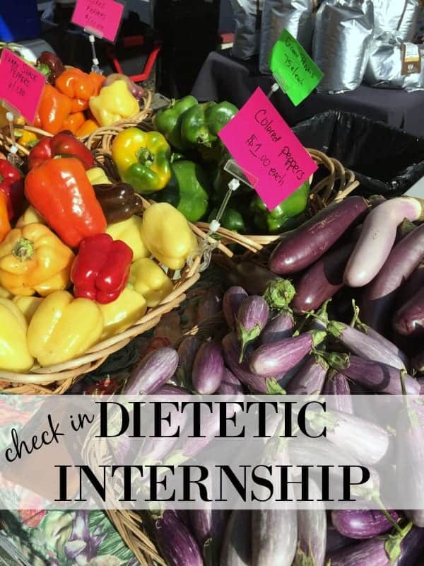 Dietetic Internship Update