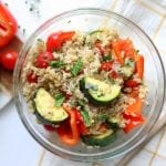 Grilled Vegetable and Grain Salad - low fodmap, gluten free, dairy free